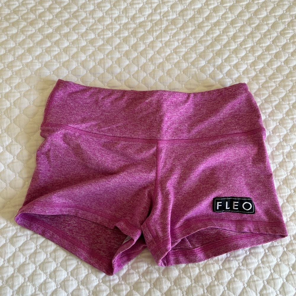 Fleo pink shorts (mid rise mid length) worn twice.